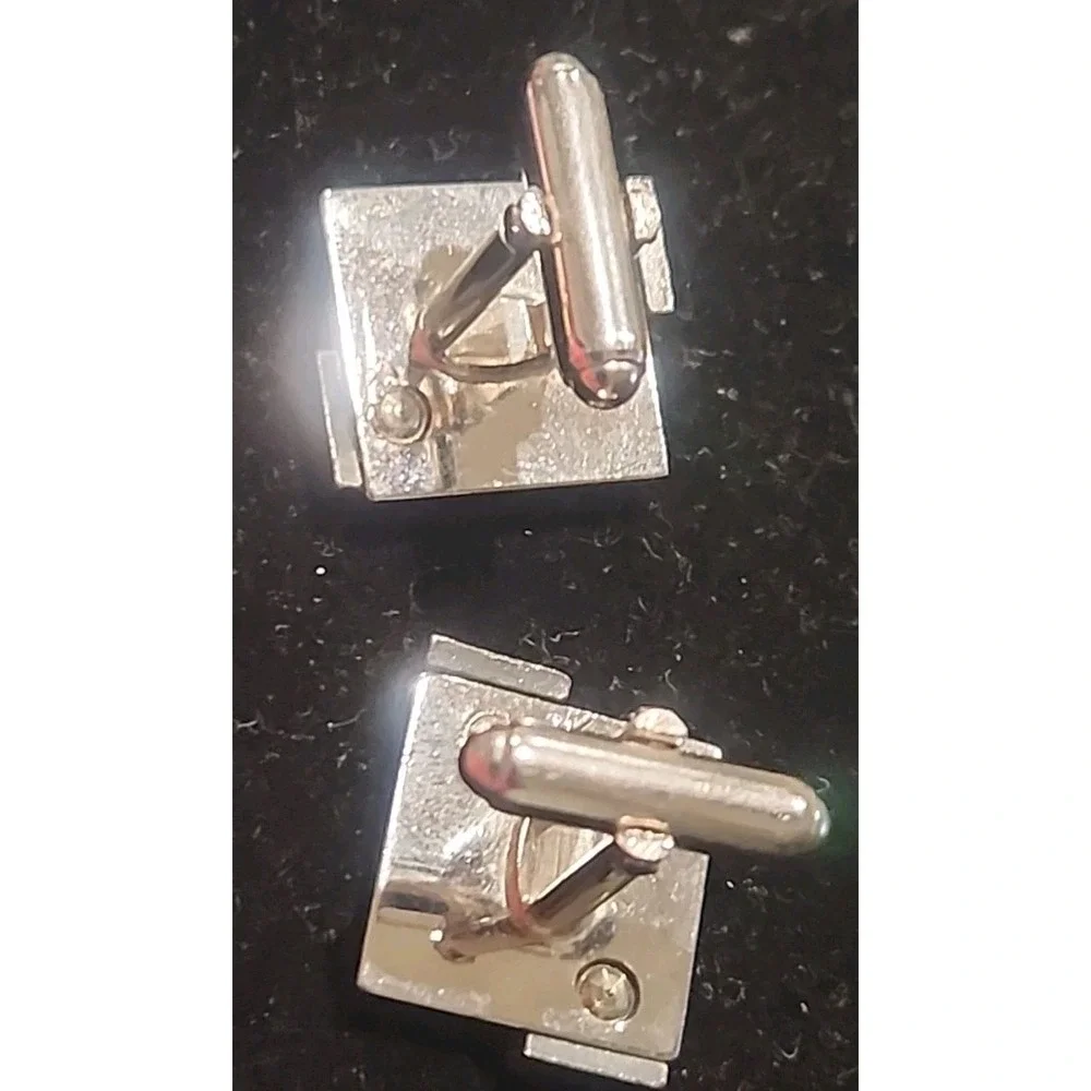 Anson Smile Now Cry Later‎ Vintage Silvertone Cuff links
